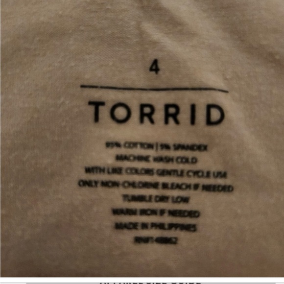 Torrid Cream V-Neck Sweater with Textured Knit, and layering tanks - Picture 11 of 11